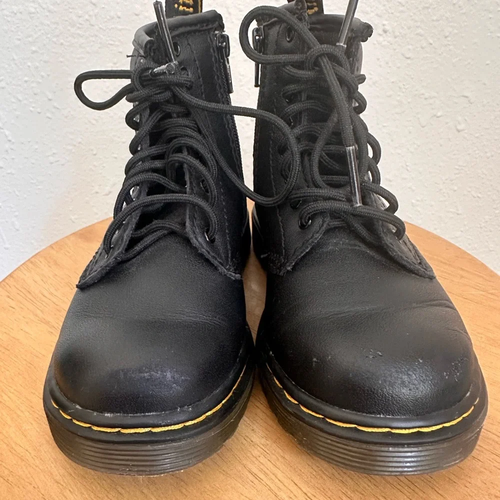 Dr. Martens Youth 1460 Softy T Leather Lace Up Boots - US 8